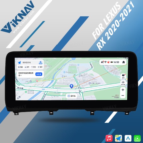 Viknav Android Auto Car Radio For LEXUS RX 2020-2021 Vertical Screen wireless Carplay GPS Navigation Multimedia Video Player Head Unit(128GB)