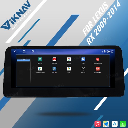 Viknav Android Auto Car Radio For LEXUS RX 2009-2014 New Upgrade 12.3 Inch Touch Screen Car GPS Navigation Multimedia Player Head Unit(128GB)