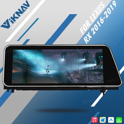 Viknav Android Auto Car Radio For LEXUS RX RX200 RX350 RX450 2016-2019 Vertical Screen Wireless Carplay GPS Navigation Multimedia Player Head Unit(Top Version)