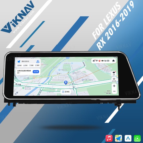 Viknav Android Auto Car Radio For LEXUS RX RX200 RX350 RX450 2016-2019 Vertical Screen Wireless Carplay GPS Navigation Multimedia Player Head Unit(High Version)