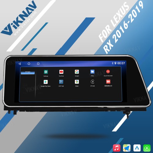Viknav Android Auto Car Radio For LEXUS RX RX200 RX350 RX450 2016-2019 Vertical Screen Wireless Carplay GPS Navigation Multimedia Player Head Unit(High Version)