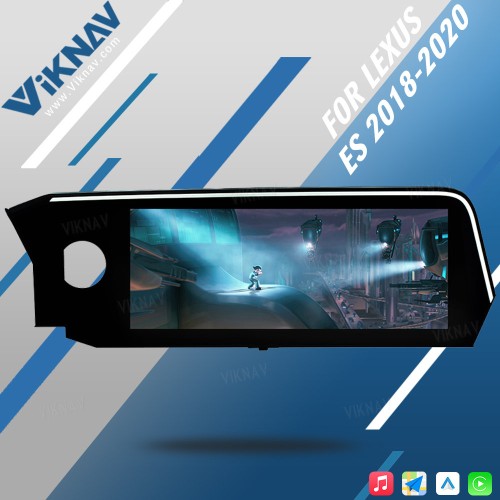 Viknav Android 12.3 Inch Car GPS Navigation Multimedia Player Radio For Lexus ES ES200 ES250 ES350 ES300h 2018-2020 Car Video Player(128GB)