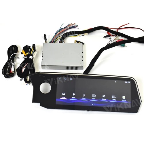 Viknav Android 12.3 Inch Car GPS Navigation Multimedia Player Radio For Lexus ES ES200 ES250 ES350 ES300h 2018-2020 Car Video Player(128GB)