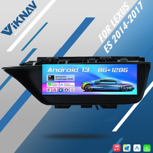 Viknav 10.25 Inch Android Car Multimedia DVD Player For Lexus ES ES300 ES250 ES350 ES300h 2014-2017 GPS Navigation CAR Radio Player(128GB)