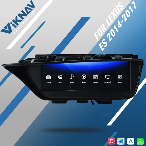 Viknav 10.25 Inch Android Car Multimedia DVD Player For Lexus ES ES300 ES250 ES350 ES300h 2014-2017 GPS Navigation CAR Radio Player(128GB)