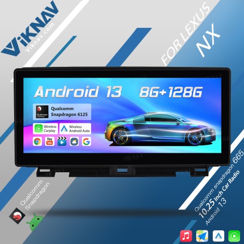 Viknav Android Auto Car Radio For LEXUS NX NX200 NX200T 2015-2016 Touch Screen Carplay Car GPS Navigation Multimedia Video Player (top version)