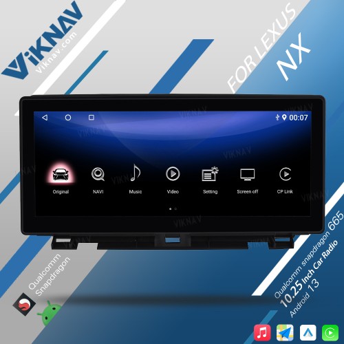 Viknav Android Auto Car Radio For LEXUS NX NX200 NX200T 2015-2016 Touch Screen Carplay Car GPS Navigation Multimedia Video Player (top version)