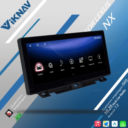 Viknav Android Auto Car Radio For LEXUS NX NX200 NX200T 2015-2016 Touch Screen Carplay Car GPS Navigation Multimedia Video Player (top version)