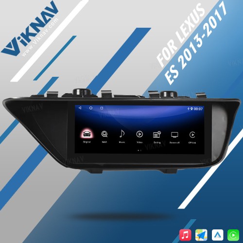 Viknav Android Car Radio For Lexus ES ES250 ES300 2013-2017 GPS Navigation Anti-glare Screen Multimedia Player Radio Audio Stereo(128GB)