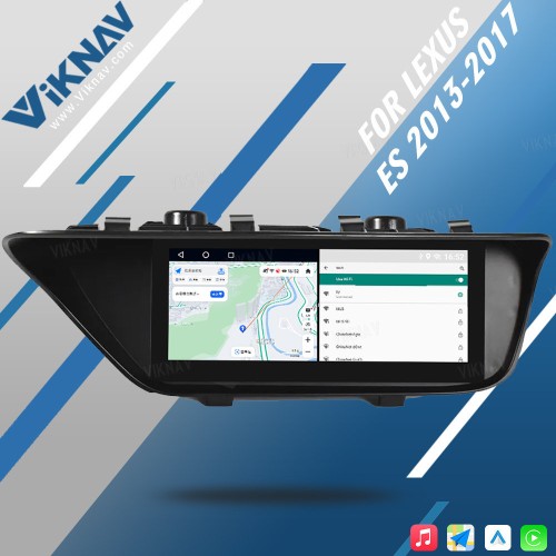 Viknav Android Car Radio For Lexus ES ES250 ES300 2013-2017 GPS Navigation Anti-glare Screen Multimedia Player Radio Audio Stereo(128GB)
