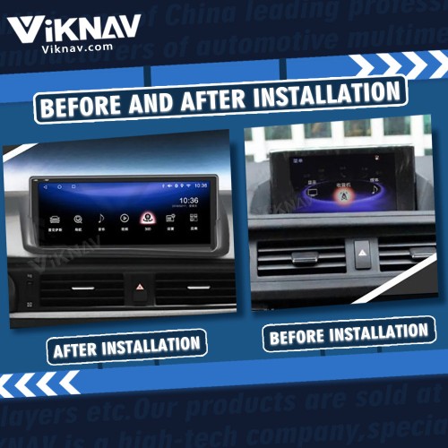 Viknav 10.25 Inch Android Car Radio GPS Navigation Player For Lexus CT CT200 2014-2020 DVD Multimedia Headunit Auto Car Stereo Carplay(High Version)