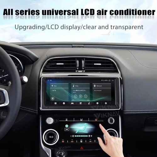 Viknav 10 inch AC Panel For Jaguar XE XF XEL F-Pace 2015 - 2020 Climate Board LCD Touch Screen Car Air Condition Control
