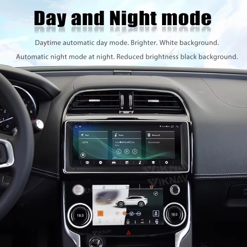 Viknav 10 inch AC Panel For Jaguar XE XF XEL F-Pace 2015 - 2020 Climate Board LCD Touch Screen Car Air Condition Control