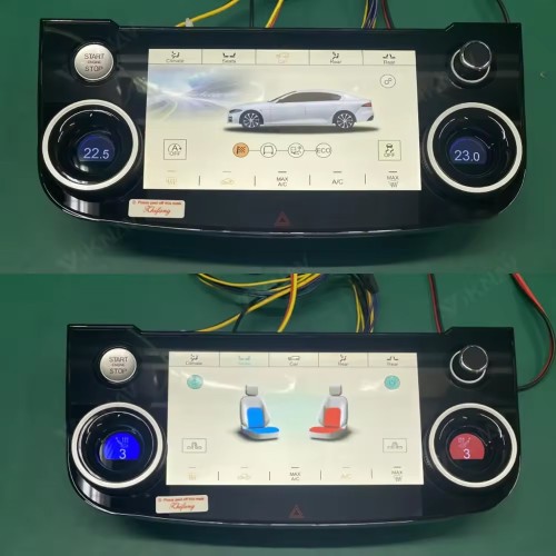 Viknav 10 inch AC Panel For Jaguar XE XF XEL F-Pace 2015 - 2020 Climate Board LCD Touch Screen Car Air Condition Control