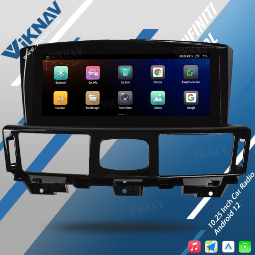 Viknav Car Radio For Infiniti Q70L 2013-2017 Car Stereo Autoradio GPS Navigation Multimedia DVD Player(128GB)