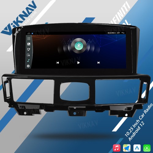 Viknav Car Radio For Infiniti Q70L 2013-2017 Car Stereo Autoradio GPS Navigation Multimedia DVD Player(128GB)