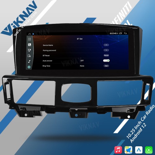 Viknav Car Radio For Infiniti Q70L 2013-2017 Car Stereo Autoradio GPS Navigation Multimedia DVD Player(128GB)