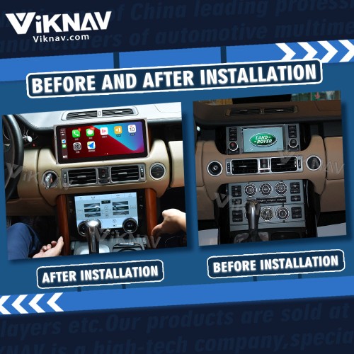 Viknav 10.25 Inch Android Car Radio For Land Rover Range Rover V8 2002-2012 Multimedia Player Auto Stereo GPS Navigation Carplay Head Unit