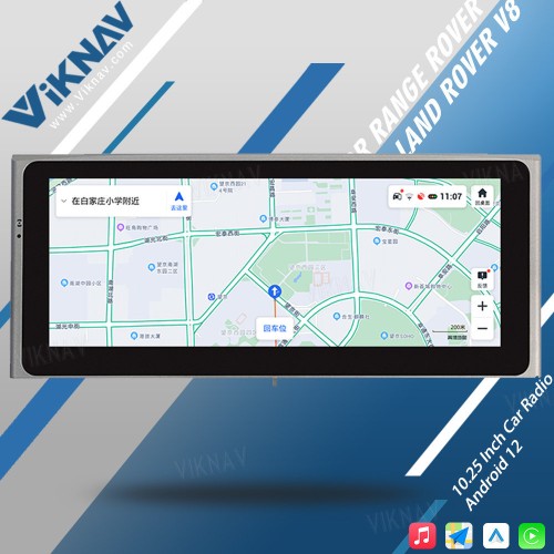 Viknav 10.25 Inch Android Car Radio For Land Rover Range Rover V8 2002-2012 Multimedia Player Auto Stereo GPS Navigation Carplay Head Unit