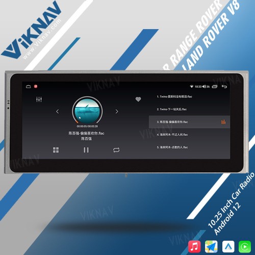 Viknav 10.25 Inch Android Car Radio For Land Rover Range Rover V8 2002-2012 Multimedia Player Auto Stereo GPS Navigation Carplay Head Unit