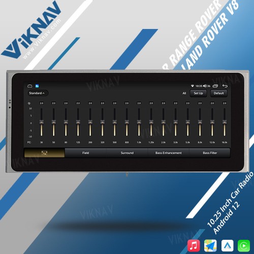 Viknav 10.25 Inch Android Car Radio For Land Rover Range Rover V8 2002-2012 Multimedia Player Auto Stereo GPS Navigation Carplay Head Unit