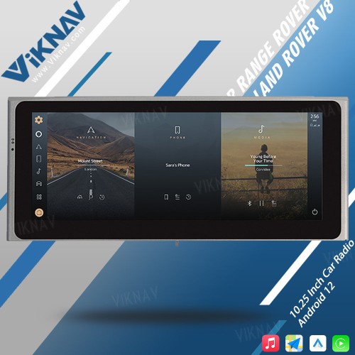 Viknav 10.25 Inch Android Car Radio For Land Rover Range Rover V8 2002-2012 Multimedia Player Auto Stereo GPS Navigation Carplay Head Unit