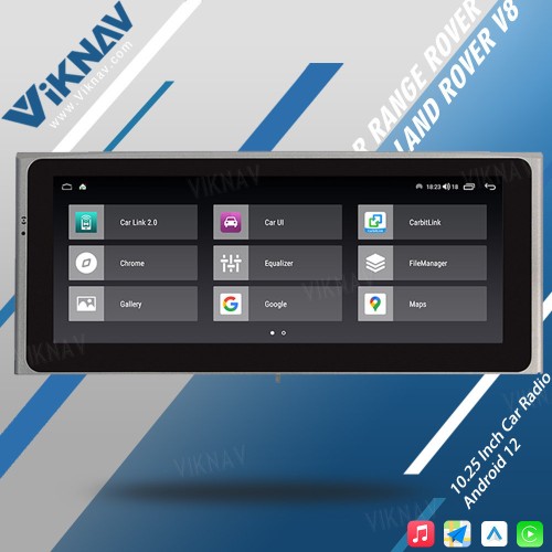 Viknav 10.25 Inch Android Car Radio For Land Rover Range Rover V8 2002-2012 Multimedia Player Auto Stereo GPS Navigation Carplay Head Unit