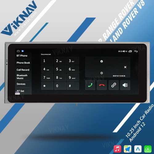 Viknav 10.25 Inch Android Car Radio For Land Rover Range Rover V8 2002-2012 Multimedia Player Auto Stereo GPS Navigation Carplay Head Unit