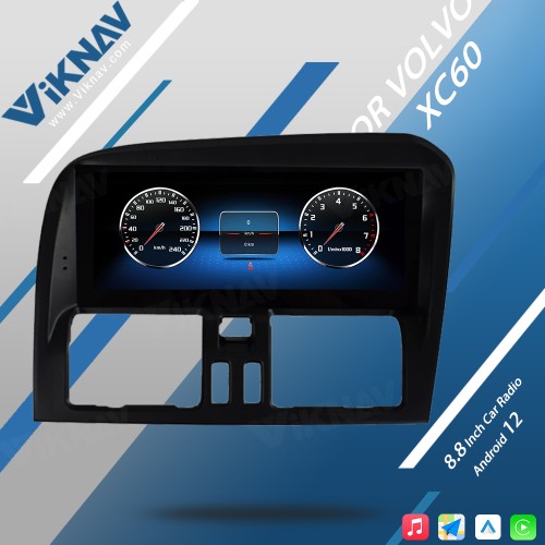VIKNAV For Volvo XC60 2009-2017 RHD Car Radio Android Auto Audio Multimedia Player GPS Navigation Tape Recorder 2 Din Autoradio HD Screen(64GB)