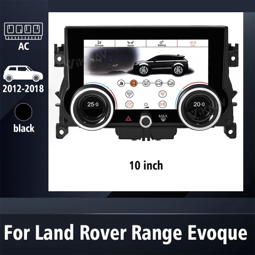 Viknav For Range Rover Evoque L538 2012-2018 Car Radio Stereo Replacement GPS Multimedia Plyer With AC Panel Climate Control(AC)