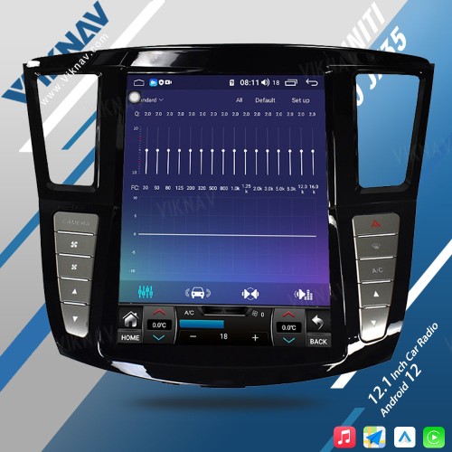 Viknav 12.1 Inch Car Multimedia Stereo Radio For Infiniti QX60 JX35 2012-2019 Android DVD Player GPS Navigation Head Unit(128GB)