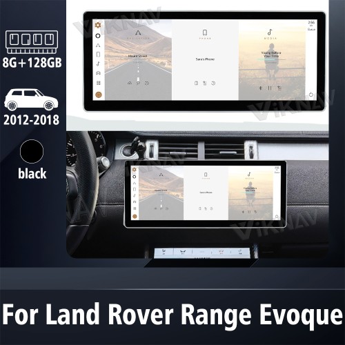 Viknav 12.3 Inch Touch Screen Car Radio For Land Range Rover  Evoque 2012-2018 GPS Navigation Carplay Android 12 Head Unit (128GB)