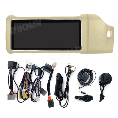 Viknav 12.3 Inch Touch Screen Car Radio For Land Rover Range Rover Vogue L405 2013-2017 Right Hand Driving Multimedia Player GPS Navigation Head Unit（Beige 128GB）
