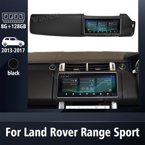 Viknav 12.3 Inch Touch Screen Car Radio For Rover Range Rover Sport L494 2013-2017 Right Hand Driving Multimedia Player GPS Navigation Head Unit（Black 128GB）