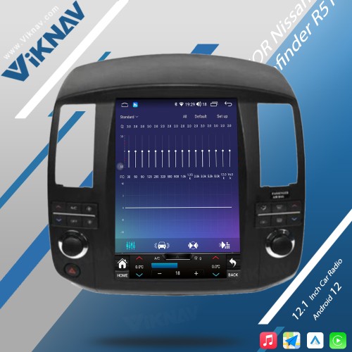 Viknav For Nissan Pathfinder R51 2006-2011 Android Car Radio 12.1 inch GPS Navigation with screen Car Audio Stereo Head multimedia player(64GB)