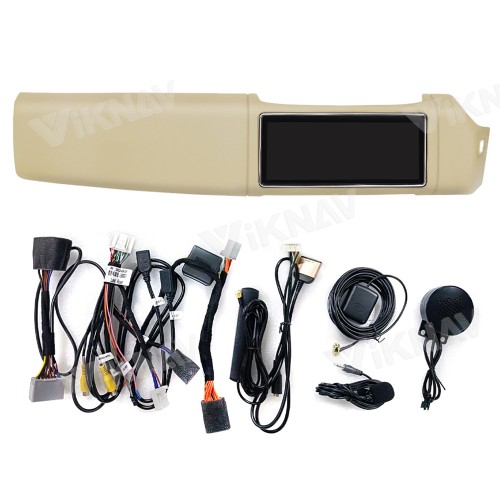 Viknav 12.3 Inch Touch Screen Car Radio For Rover Range Rover Sport L494 2013-2017 Right Hand Driving Multimedia Player GPS Navigation Head Unit（Beige 128GB）