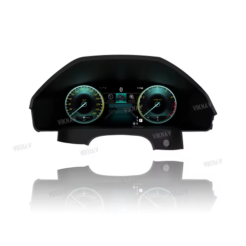 Viknav 12.3 Inch Digital Cluster Car Speedometer For Mercedes Benz E-Class W212 2014 2015 Linux System Car Instrument Cluster Screen Instrument Replacement (NTG4.5)