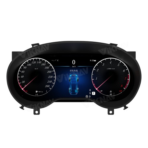 Viknav 12.3 Inch Digital Cluster Car Speedometer For Mercedes Benz GLA/CLA 2015-2018 Linux System Car Instrument Cluster Screen Instrument Replacement (NTG4.5/5.0)