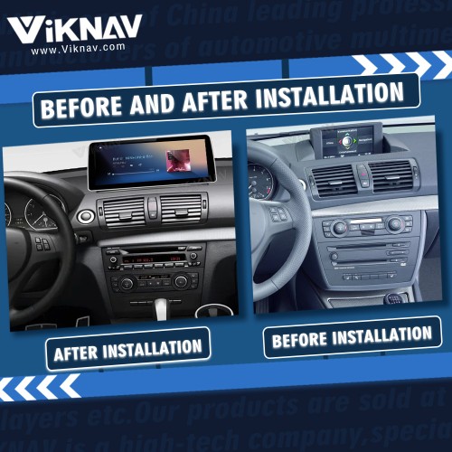 Viknav 12.3 inch Car Radio For BMW 1 Series E87 2006-2012 CCC System Navigation with screen DVD Multimedia 128GB