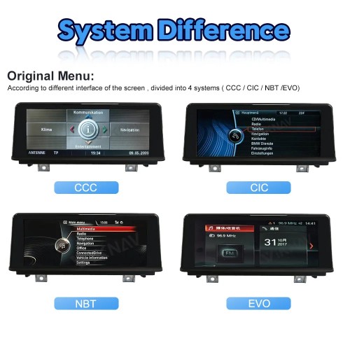 Viknav 12.3 inch Car Radio For BMW 1 Series E87 2006-2012 CCC System Navigation with screen DVD Multimedia 128GB