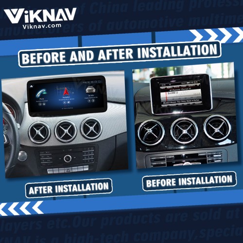Viknav Android Car Radio For Mercedes Benz B Class W245 W246 2011-2019 12.3 Inch Stereo Multimedia Player GPS Navigation(NTG4.5)