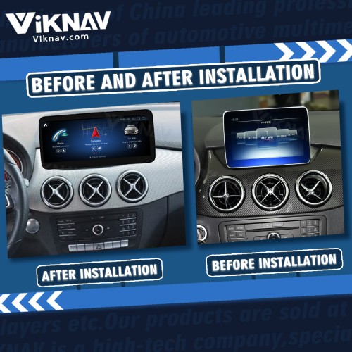 Viknav Android Car Radio For Mercedes Benz B Class W245 W246 2011-2019 12.3 Inch Stereo Multimedia Player GPS Navigation(NTG5.0)