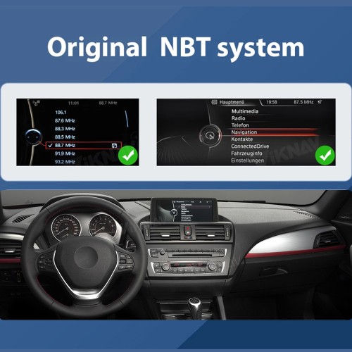Viknav 10.25 inch Car Radio For BMW 1 Series 2 Series F20 F21 F23 2011-2016 LHD Wireless Carplay Navigation Multimedia 128GB