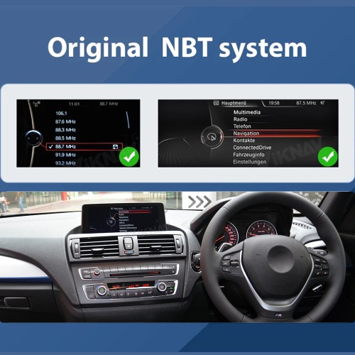 Viknav 10.25 inch Car Radio For BMW 1 Series 2 Series F20 F21 F23 2011-2016 RHD Wireless Carplay Navigation Multimedia 128GB