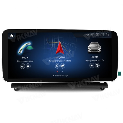 Viknav 12.3 Inch Android Car With Screen Multimedia Player For Mercedes Benz C Class W204 2008-2010 GPS Navigation 2Din(NTG4.0)
