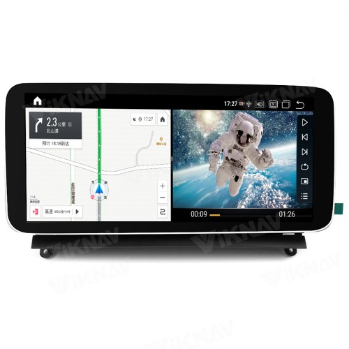Viknav 12.3 Inch Android Car With Screen Multimedia Player For Mercedes Benz C Class W204 2008-2010 GPS Navigation 2Din(NTG4.0)