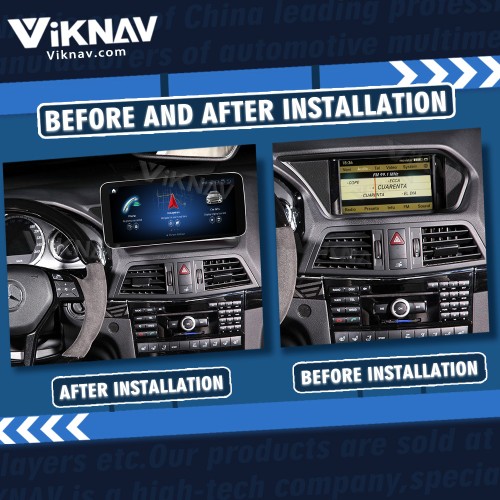 Viknav 12.3 Inch Android Car Radio For Mercedes Benz E W207 2010-2016 GPS Navigation DVD Multimedia Player(NTG4.0)