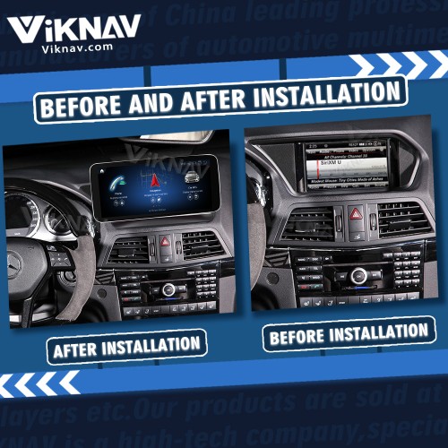 Viknav 12.3 Inch Android Car Radio For Mercedes Benz E W207 2010-2016 GPS Navigation DVD Multimedia Player(NTG4.5)