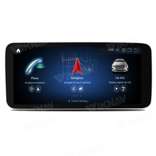 Viknav 12.3 Inch Android For Benz A  W176 CLA C117 GLA  X156 G W463 2013-2018 GPS Navigation Car With Screen Multimedia Radio Player(NTG5.0)