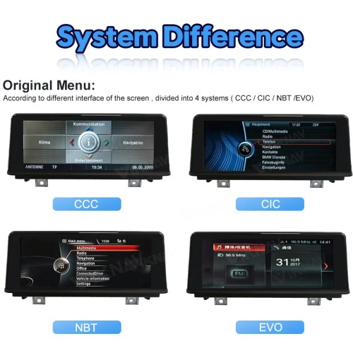 Viknav Car Radio 12.3 inch For BMW X5 X6 E70 E71 2007-2010 CCC System Support Wireless Apple CarPlay Android Auto Multimedia Player 128GB